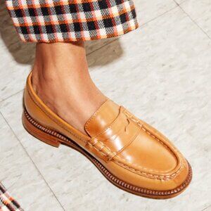 Freda Salvador Elba Loafer in Tan Leather